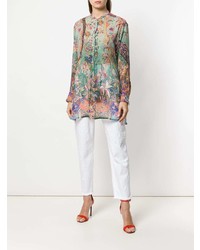 Женские белые брюки-галифе от Etro