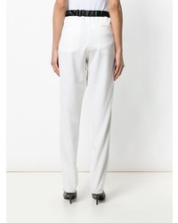 Женские белые брюки-галифе от MARQUES ALMEIDA