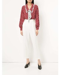 Женские белые брюки-галифе от G.V.G.V.