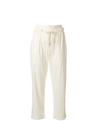 Женские белые брюки-галифе от See by Chloe