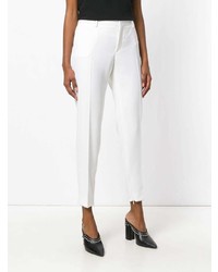 Женские белые брюки-галифе от Saint Laurent