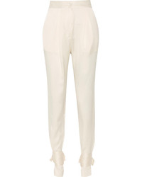 Женские белые брюки-галифе от Vionnet
