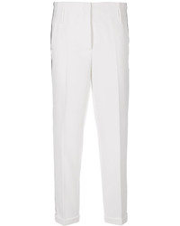 Женские белые брюки-галифе