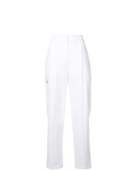 Белые брюки карго