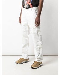 Белые брюки карго от Supreme