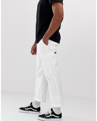 Белые брюки карго от Dickies