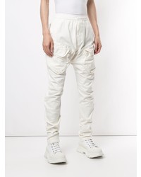 Белые брюки карго от Julius