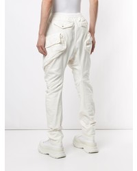 Белые брюки карго от Julius