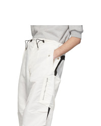 Белые брюки карго от Random Identities