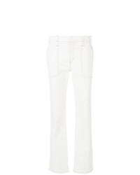 Белые брюки-клеш от Chloé