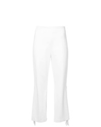 Белые брюки-клеш от Cushnie