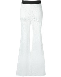 Белые брюки-клеш от Dolce & Gabbana