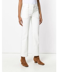 Белые брюки-клеш от Chloé