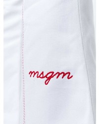 Белые брюки-клеш от MSGM