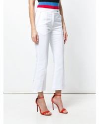 Белые брюки-клеш от MSGM