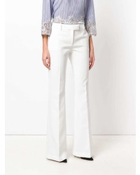 Белые брюки-клеш от Ermanno Scervino