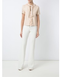 Белые брюки-клеш от Talie Nk