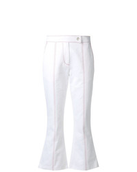 Белые брюки-клеш от MSGM