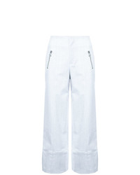 Белые брюки-кюлоты от Cinq à Sept