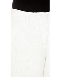 Белые брюки-кюлоты от Derek Lam