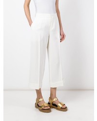 Белые брюки-кюлоты от Marni