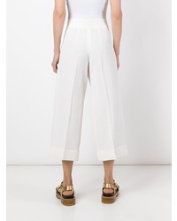 Белые брюки-кюлоты от Marni