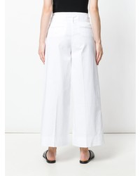 Белые брюки-кюлоты от Fay