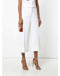 Белые брюки-кюлоты от Marco De Vincenzo