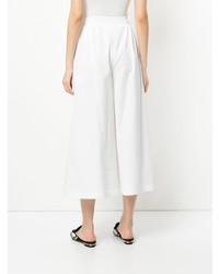 Белые брюки-кюлоты от Rossella Jardini