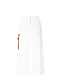Белые брюки-кюлоты от Marco De Vincenzo