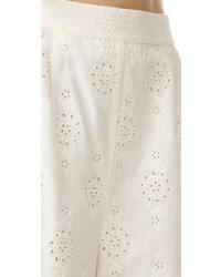 Белые брюки-кюлоты от Zimmermann