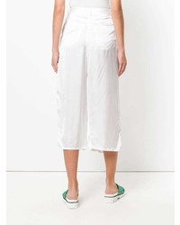 Белые брюки-кюлоты от Aalto