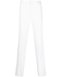 Белые брюки чинос от Alexander McQueen