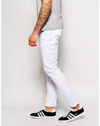 Белые брюки чинос от Asos
