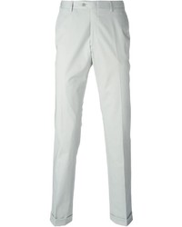 Белые брюки чинос от Brioni