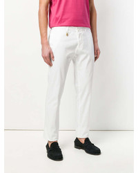 Белые брюки чинос от Billionaire