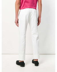 Белые брюки чинос от Billionaire