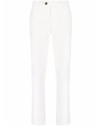 Белые брюки чинос от Canali