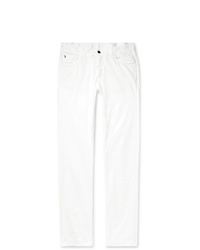 Белые брюки чинос от Canali
