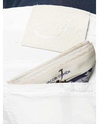 Белые брюки чинос от Jacob Cohen