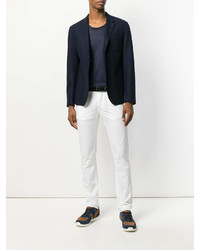 Белые брюки чинос от Jacob Cohen