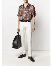 Белые брюки чинос от Briglia 1949