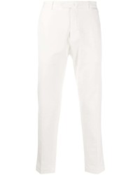 Белые брюки чинос от Dell'oglio
