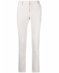 Белые брюки чинос от Dondup
