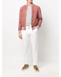 Белые брюки чинос от Eleventy