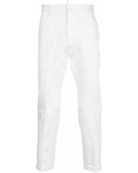 Белые брюки чинос от DSQUARED2
