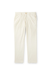 Белые брюки чинос от Dunhill
