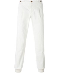Белые брюки чинос от Eleventy