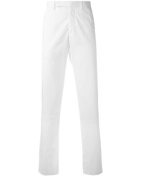 Белые брюки чинос от Hardy Amies
