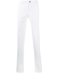 Белые брюки чинос от Incotex